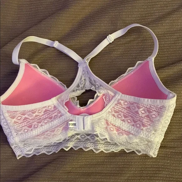 PINK Victoria's Secret White Bra Intimates & Sleepwear - Picture 3 of 3